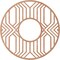 Ekena Millwork Empire Wood Fretwork Pierced Ceiling Medallion, Cherry, 28"OD x 10 1/4"ID x 1/4"T CMWP28X28X0250EPCH - alternate 3